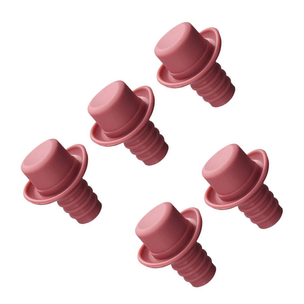 5Pcs Silicone Bottle Stoppers  - đánh giá và giá Wine Beer Hat